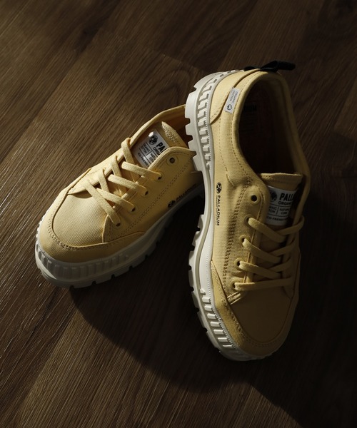 「PALLADIUM」 ローカットスニーカー 26.5cm イエロー系その他 レディース_画像7