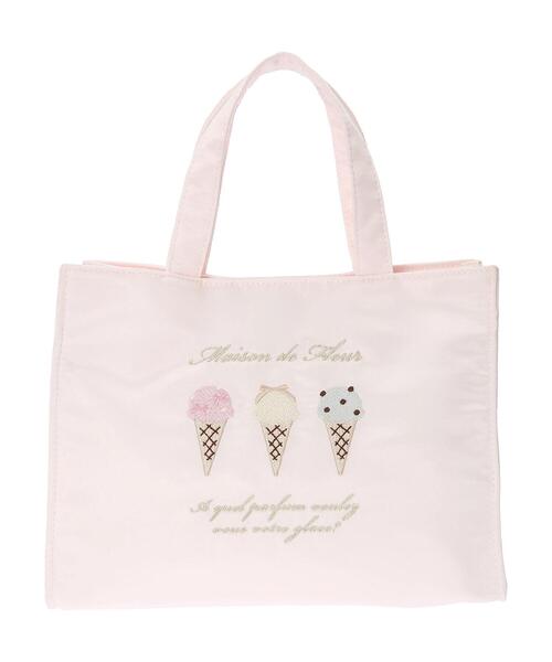 「Maison de FLEUR」 ハンドバッグ FREE ライトピンク レディース_画像4