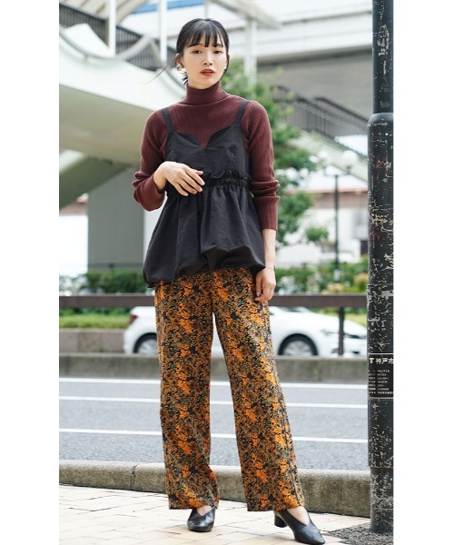 「zootie」 パンツ M ダークオレンジ レディース_画像5