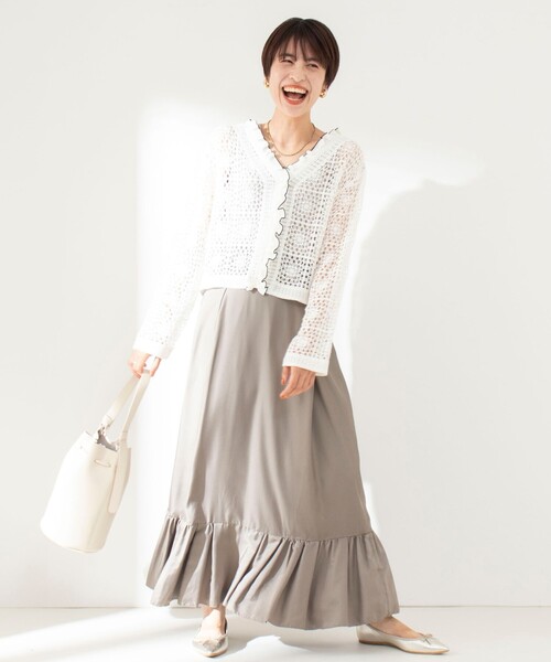 「Rie Miller」 フレアスカート 36 ブラック レディース_画像6
