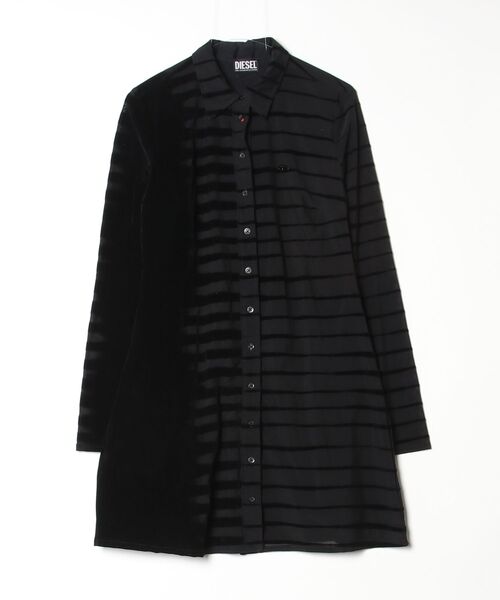 DIESEL（ディーゼル） 長袖ワンピース M ブラック レディース