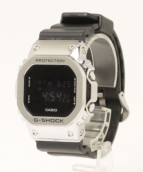 CASIO G-SHOCK デジタル腕時計 シルバー/ブラック G-SHOCK 「G-SHOCK」 デジタル腕時計 FREE ブラック×シルバー メンズ