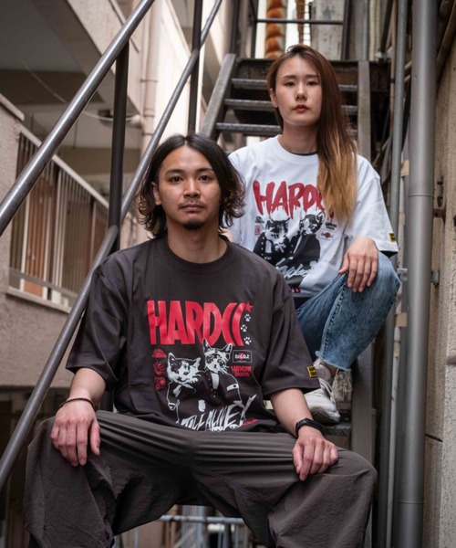 tシャツ なめ猫-NAMENNAYO-(又吉とミケ子スミ)-復刻版- メンズ