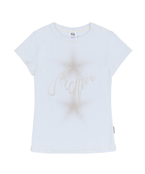 「SCULPTOR」 半袖Tシャツ MEDIUM グレー レディース_画像3
