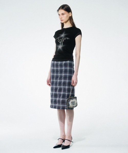 「SCULPTOR」 半袖Tシャツ MEDIUM グレー レディース_画像7
