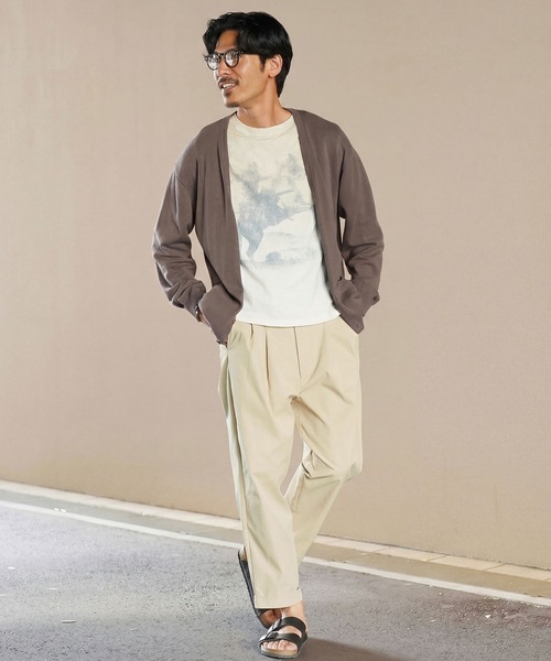 JIGGYS SHOP（ジギーズショップ） ワイドパンツ チノパン 2タック