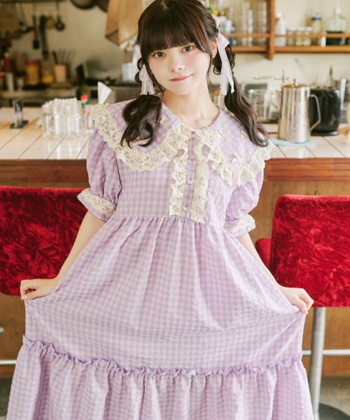 kutir（クティール） ワンピース 夏 半袖 「クティールとレトロ