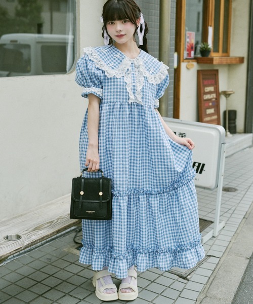 kutir（クティール） ワンピース 夏 半袖 「クティールとレトロ