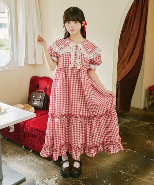 kutir（クティール） ワンピース 夏 半袖 「クティールとレトロ