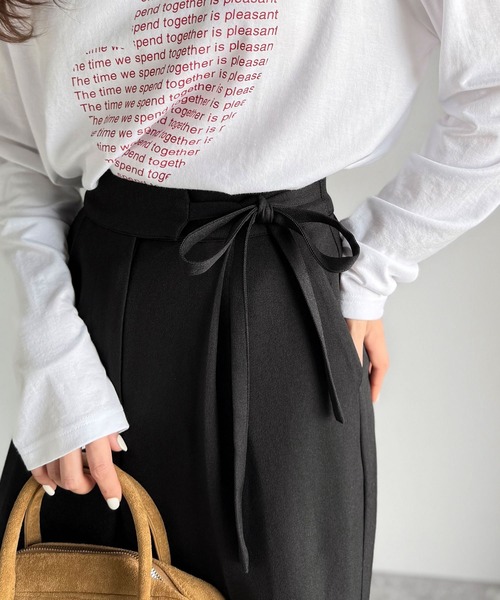 「mily bilet」 スラックス MEDIUM ベージュ レディース_画像8