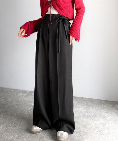 「mily bilet」 スラックス MEDIUM ベージュ レディース_画像9