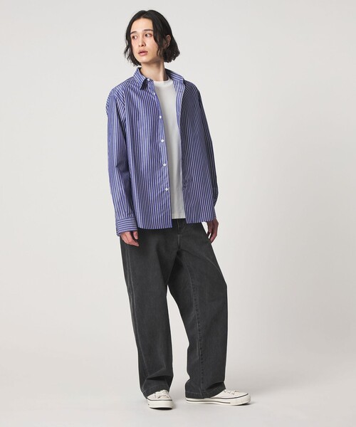 「A DAY IN THE LIFE UNITED ARROWS」 長袖シャツ L ブルー メンズ_画像6