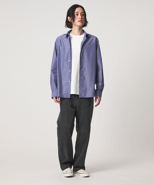 「A DAY IN THE LIFE UNITED ARROWS」 長袖シャツ L ブルー メンズ_画像7
