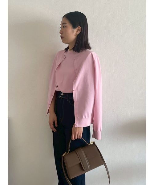 「Mila Owen」 ニットアンサンブル F ピンク レディース_画像4