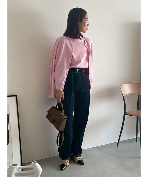 「Mila Owen」 ニットアンサンブル F ピンク レディース_画像5
