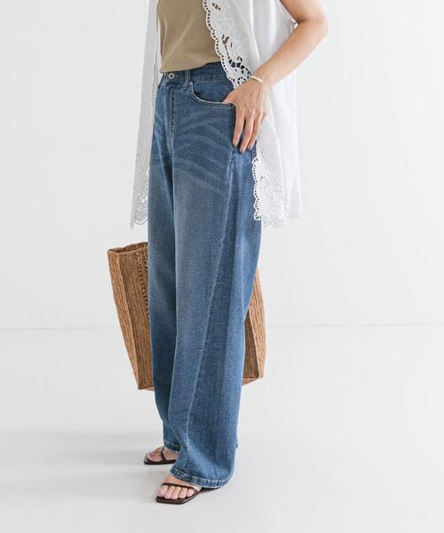 [URBAN RESEARCH] Denim брюки 40 голубой женский 