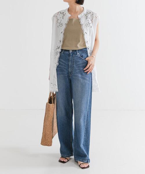 [URBAN RESEARCH] Denim брюки 40 голубой женский 
