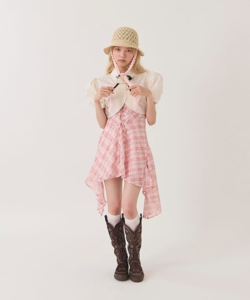 「kaorinomori」 ハット M/57.5cm アイボリー レディース_画像5