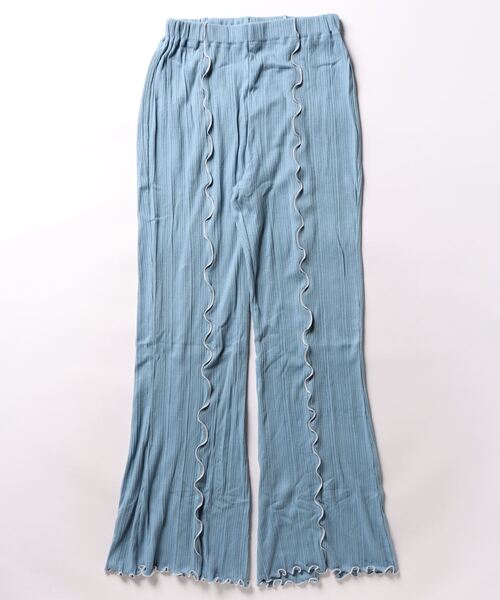「HOGAN RANCH WEAR」 イージーパンツ 160cm ブルー レディース_画像5