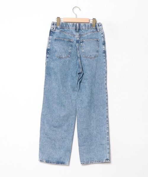 「GLOBAL WORK」 デニムパンツ L ブルー レディース_画像2
