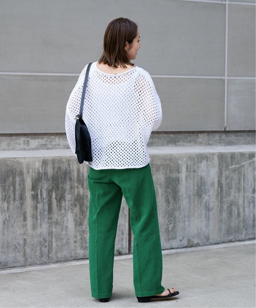 FRAMeWORK コットンリネンストレートパンツ FRAMeWORK パンツ コットンリネンストレートパンツ : ZOZOTOWN