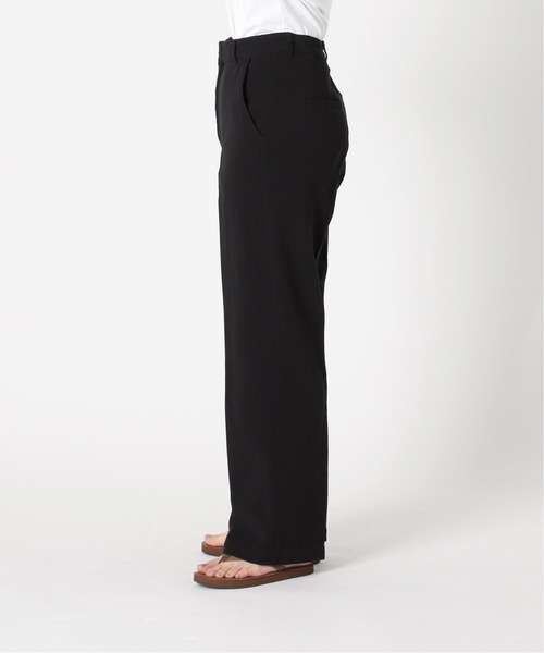 FRAMeWORK コットンリネンストレートパンツ FRAMeWORK パンツ コットンリネンストレートパンツ : ZOZOTOWN