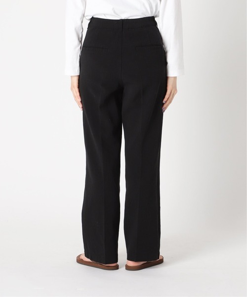 FRAMeWORK コットンリネンストレートパンツ FRAMeWORK パンツ コットンリネンストレートパンツ : ZOZOTOWN