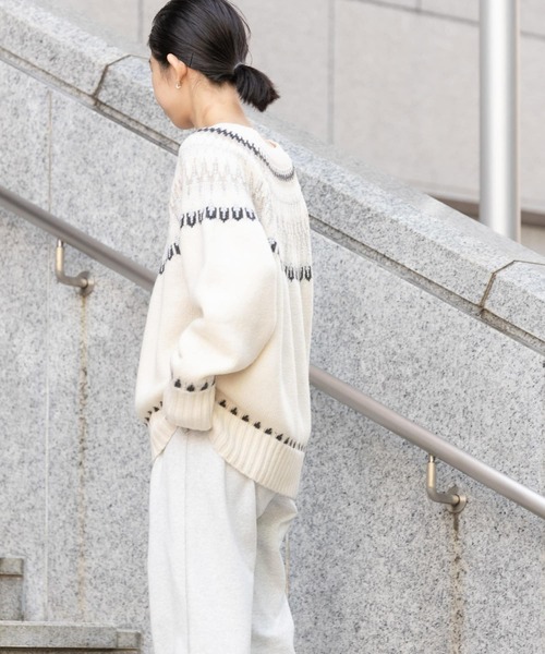 FORK&SPOON（フォークアンドスプーン） ニット フェアアイルニットプル