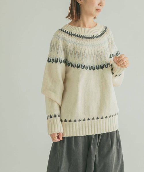 FORK&SPOON（フォークアンドスプーン） ニット フェアアイルニットプル