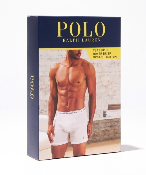 【POLO RALPH LAUREN】クラシックフィット ボクサーブリーフ クラシックフィット ボクサーブリーフ ホワイト | ポロ ラルフ