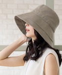 uvカット 帽子 ハット つば広スタンダードハ...の詳細画像3