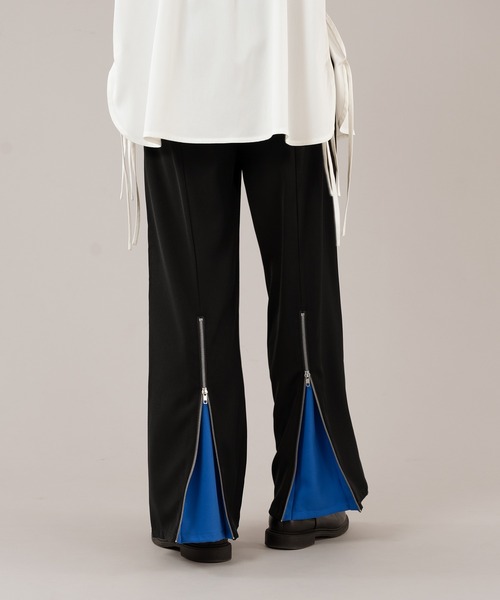 selle glant パンツ スラックス メンズ BACK ZIP WIDE PANTS