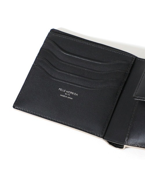 PELLE MORBIDA ペッレモルビダ　バルカ　コンパクトウォレット　黒 PELLE MORBIDA ペッレモルビダ Barca バルカ コンパクト