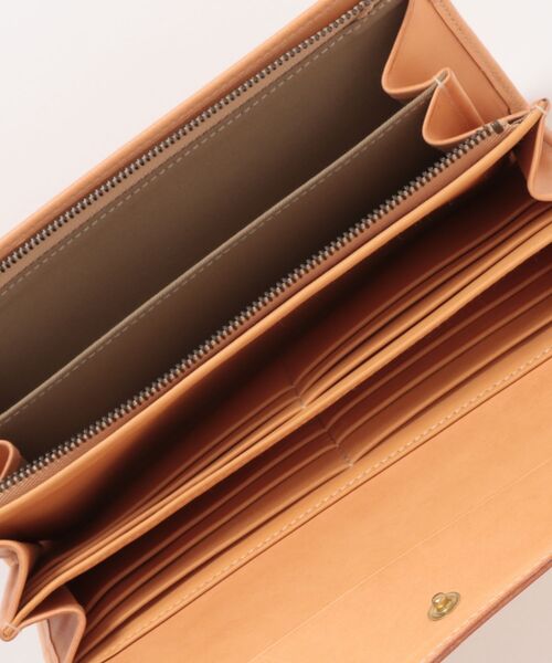 genten（ゲンテン） 長財布 財布 カットワーク フラップ長財布 