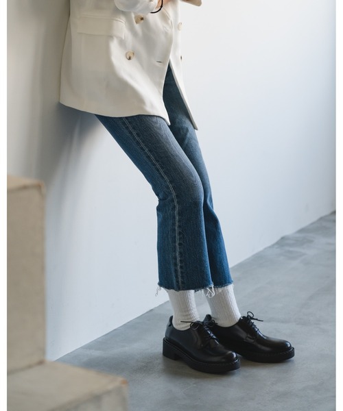 新品未使用品⭐︎ボントレBONTRE厚底レースアップシューズ24.5㎝　値下げ BONTRE（ボントレ） フォーマルシューズ 厚底レースアップシューズ