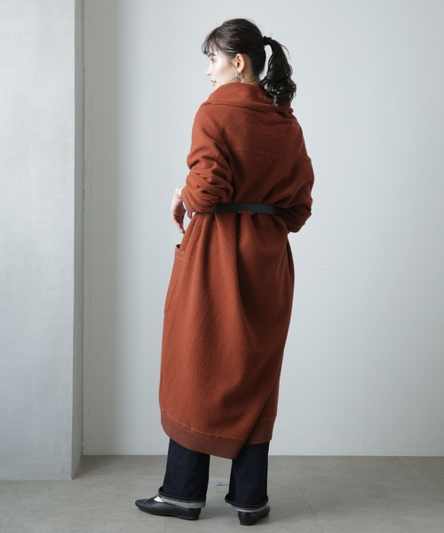 専用 LOUNIE ニットコート ニットガウン 美品 ボリュームスリーブニットコート [K881] - レディースファッション通販