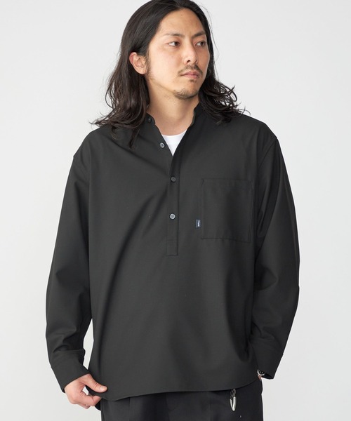 SHIPS.me シャツ 「ZOZO限定」SHIPS.me: 2WAYストレッチプルオーバー