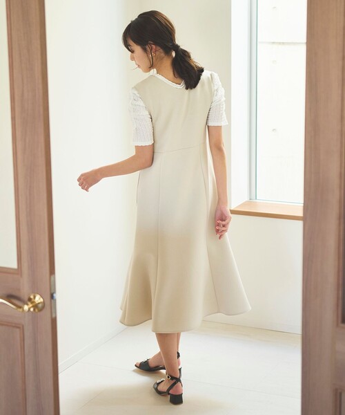 Feroux（フェルゥ） ワンピース パールポイントダンボール ジャンスカ