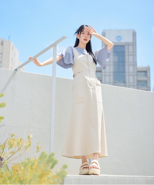 s♡mさん専用 mysty woman（ミスティウーマン） tシャツ シアーショルダープル