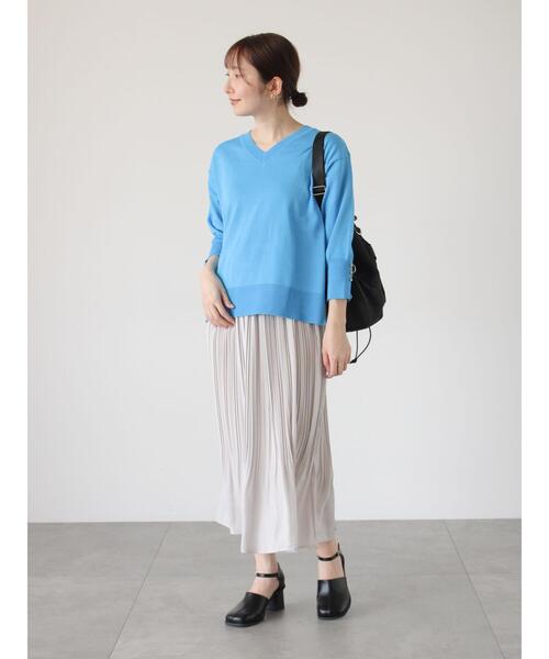 Te chichi TERRASSE スカート 「丈が選べる」消しプリーツ