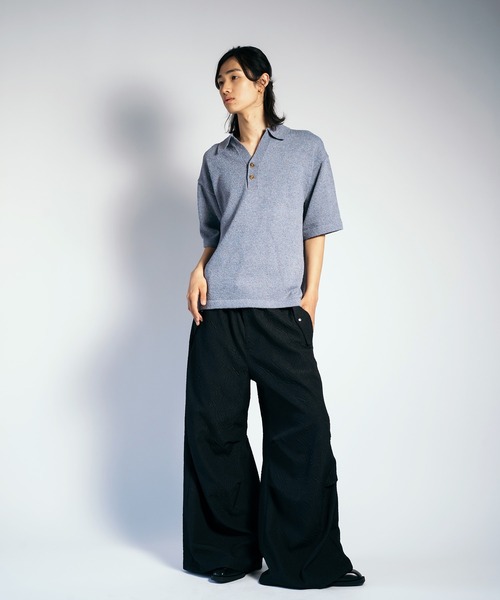 gypsohila   ジプソフィア　Boucle  Polo   ブークレポロ gypsohila ジプソフィア Boucle Polo ブークレポロ BOUCLE-KNIT