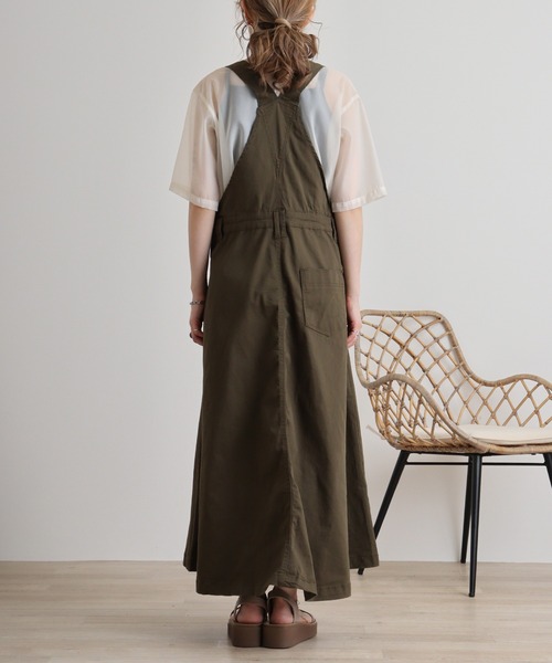 MYLAN サロペット オーバーオール コンビネゾン ドレス ガーゼ マキシ丈 MYLAN サロペット オーバーオール コンビネゾン ドレス ガーゼ マキシ