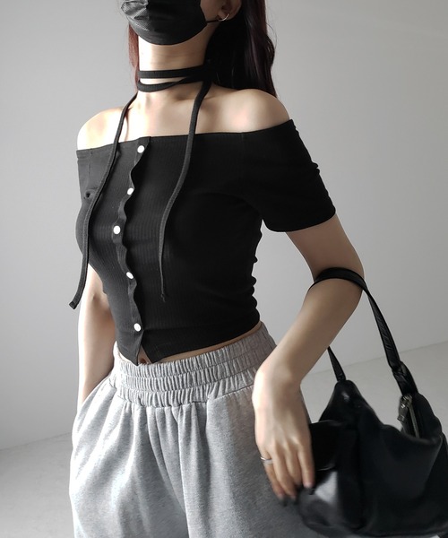 me+em select（ミームセレクト） tシャツ 半袖 「 2WAY 」ストラップ