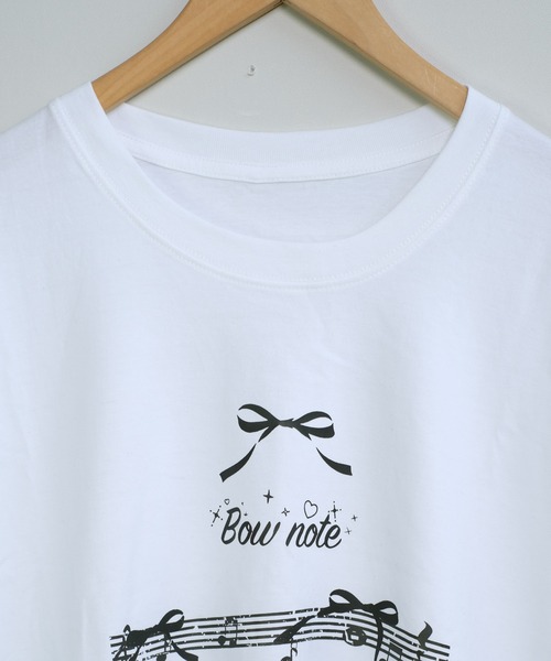 shopnikoniko tシャツ Tシャツ リボン 半袖 オーバーサイズ