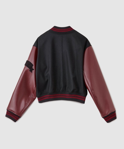 X-girl◇スタジャン/M/ウール/NVY/105243021006 10ページ目