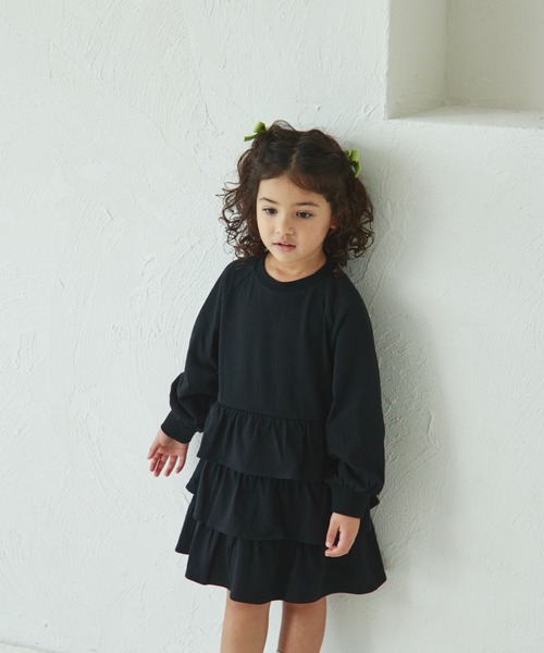 ドレス ワンピース ティアードワンピース フリル pairmanon ワンピース ティアード フリルスカート キッズ 子供服