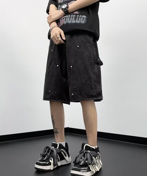 ⭐️Nです NOWLE ジーンズ 「NOWLE」スタッズ デザイン デニム ハーフ