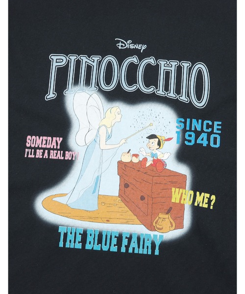 tシャツ 「Little Sunny Bite x Disney」Pinocchio big tee レディース メンズ Disney tシャツ 「8」「Little Sunny Bite x Disney