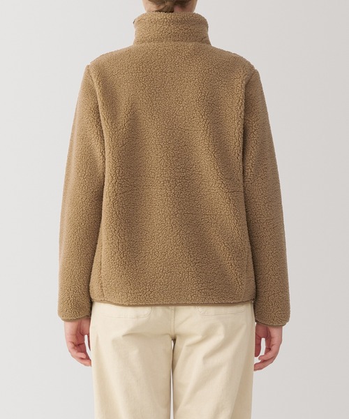 無印良品（MUJI） コート アウター 婦人 ボアフリースジャケット 