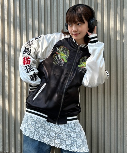 A'gem スカジャン A'GEM/9 × .kom 「A'gem/エージェム